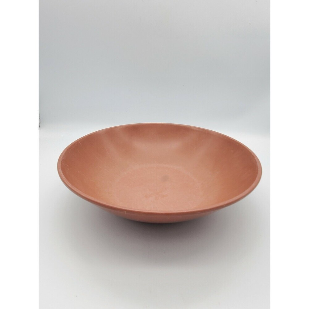 Melmac Eagle Logo Brown Serving Bowl #2 8.5" Diameter Plastic Dish